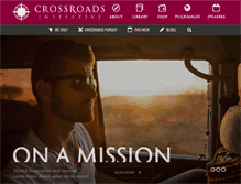 Tablet Screenshot of crossroadsinitiative.com